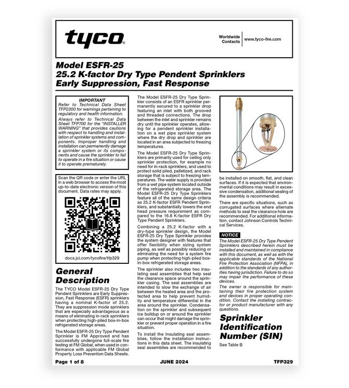 ESFR Marketing Sheet Thumbnail